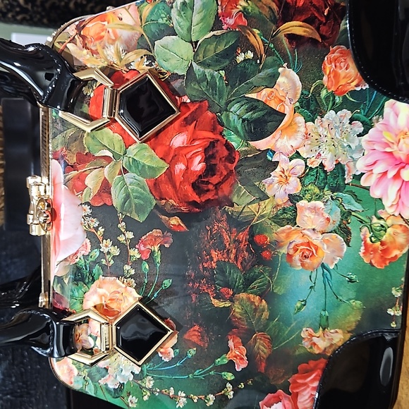 Vintage Glam patent handbag NWOT - Picture 8 of 9